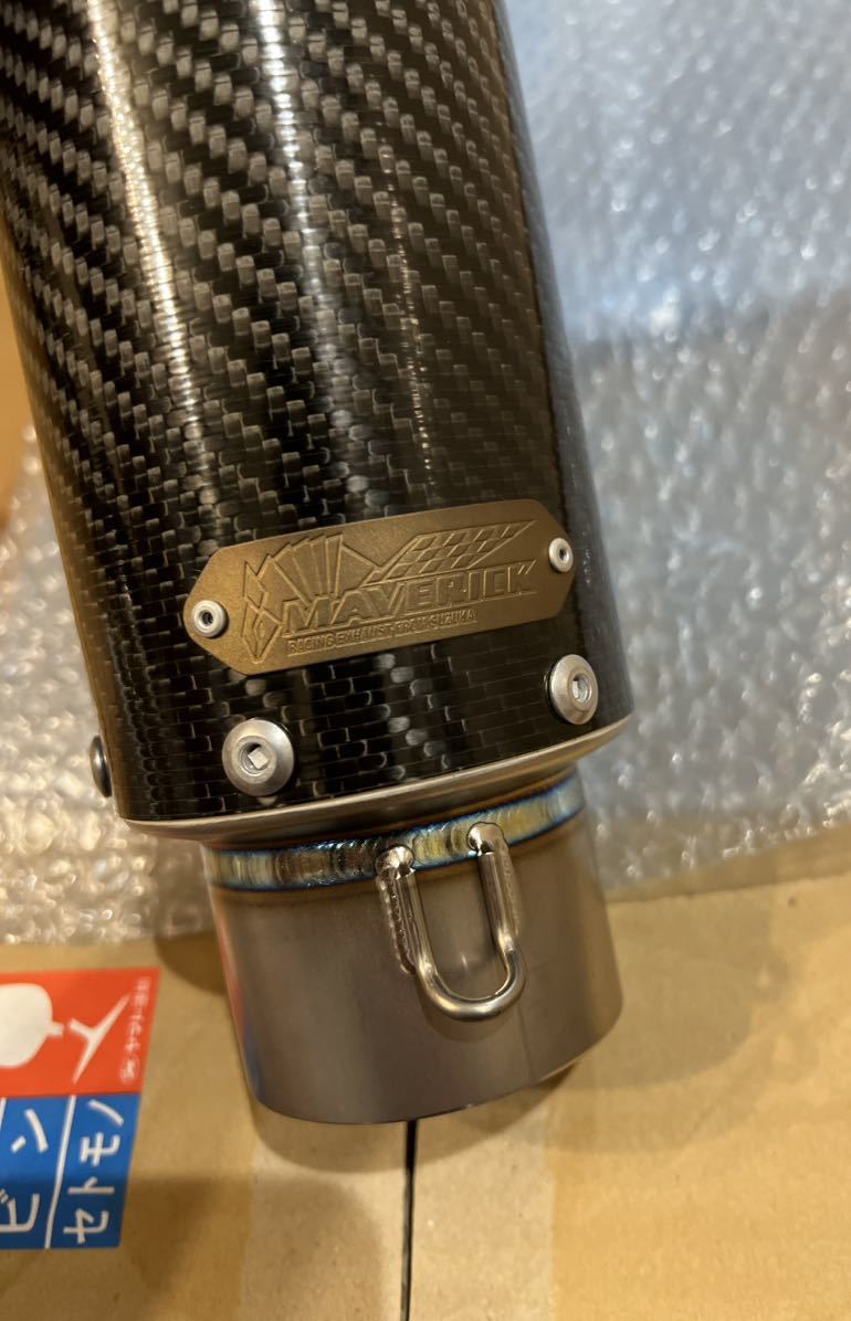 1円スタート 極美品 汎用 マーベリック MAVERICK MV83 カーボン チタン
