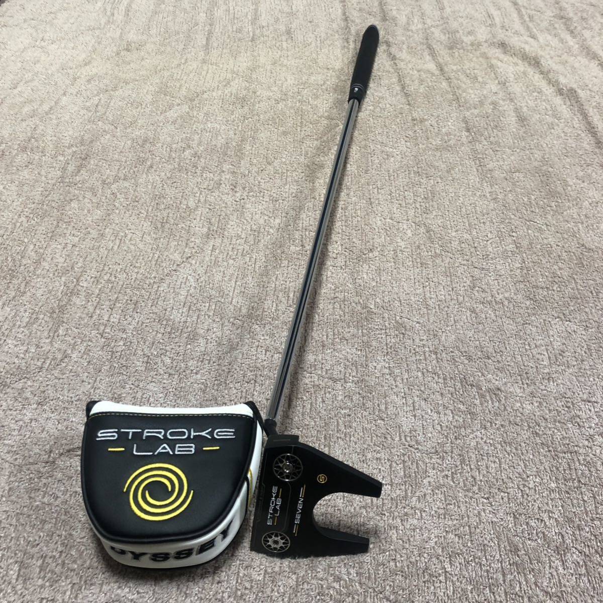 オデッセイ ストロークラボ SEVEN S ♯7 34インチ カスタム シャフト島田 ゴルフプライド