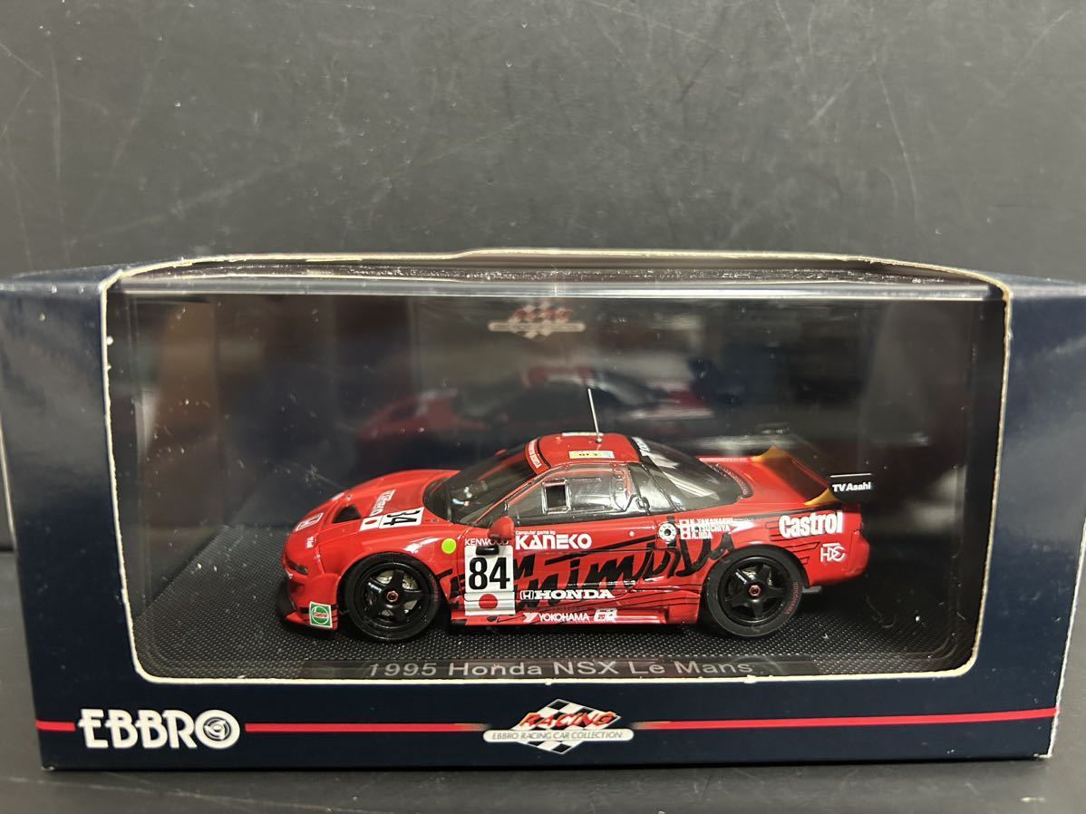 【限定SALE，2026】 EBBRO 1/43 HONDA NSX LE MANS 1995 RED BLACK エブロ ホンダ ルマン レッド ブラック #84 クニミツ 24時間 GT2 優勝 高橋国光(レーシングカー)｜売買されたオークション情報、yahooの商品情報をアーカイブ公 レーシングカー