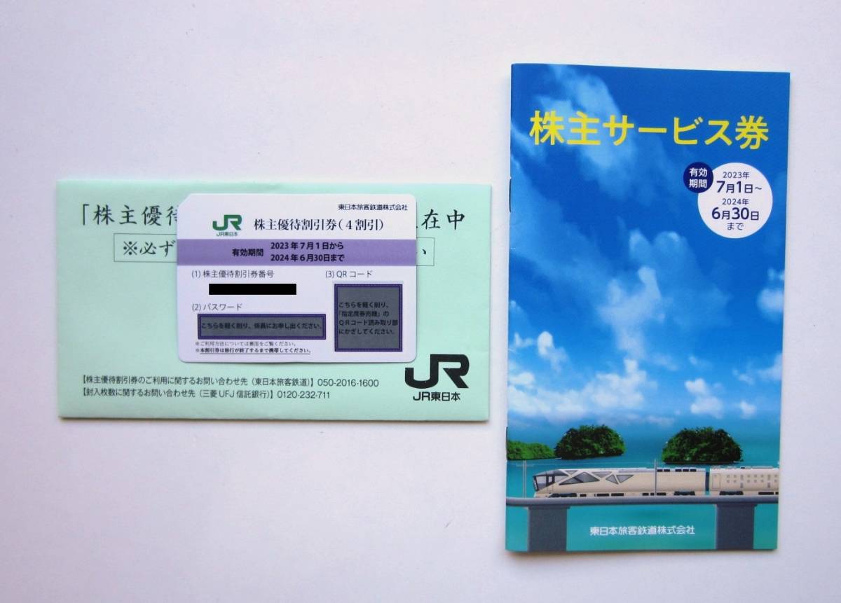 JR東日本 株主優待割引券(東日本旅客鉄道) 2024年6月30日まで