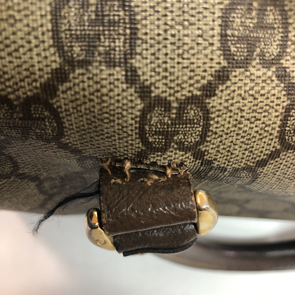 GUCCI GG柄 ヴィンテージ ボストンバッグ ジャンク GUCCI GG柄 ヴィンテージ ボストンバッグ ジャンク GUCCI ⁄ グッチ