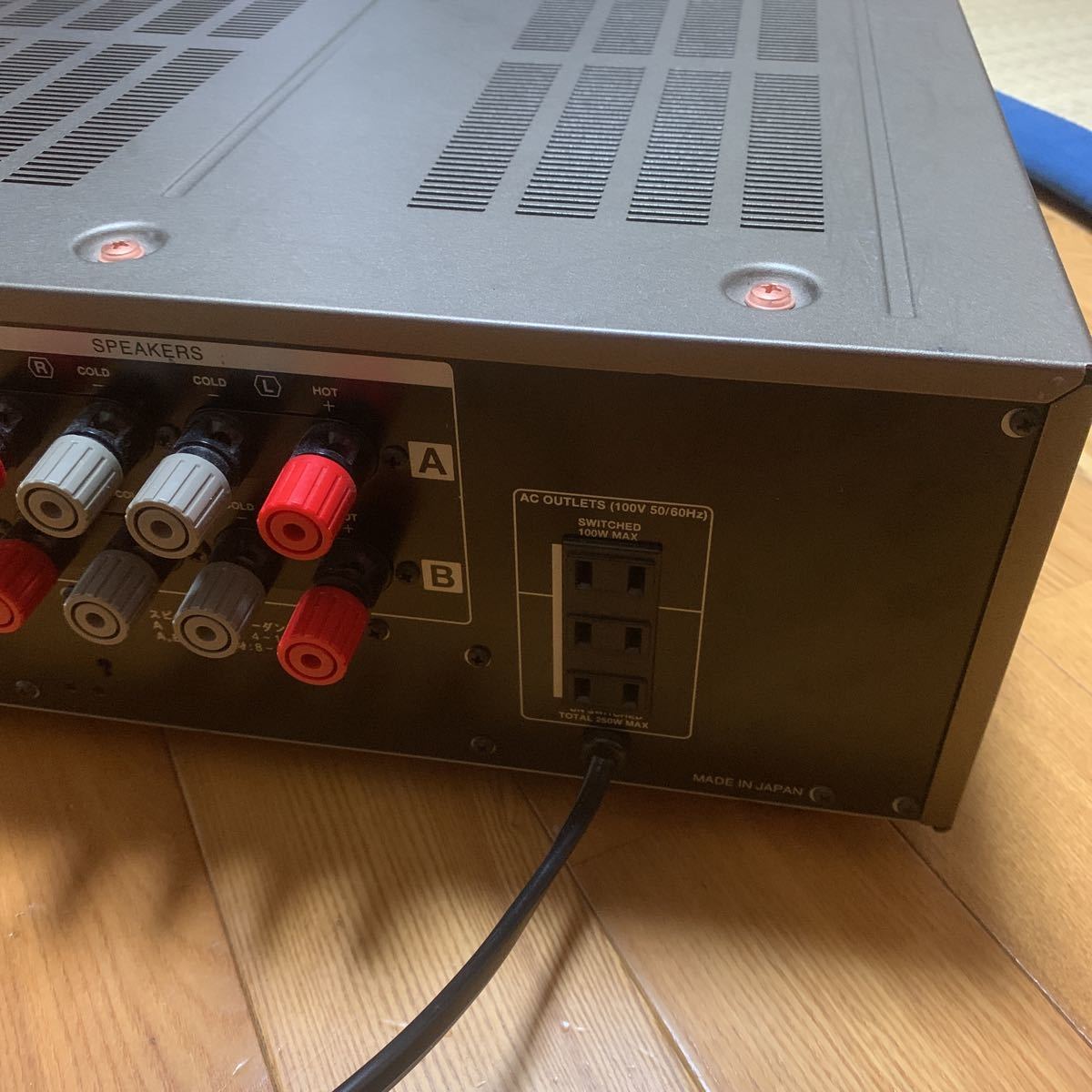 通電確認】SANSUI サンスイ プリメインアンプ AU-α507NRA