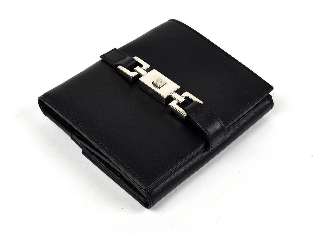 160142◇美品 GUCCI グッチ ジャッキー 二つ折り財布 ウォレット 035