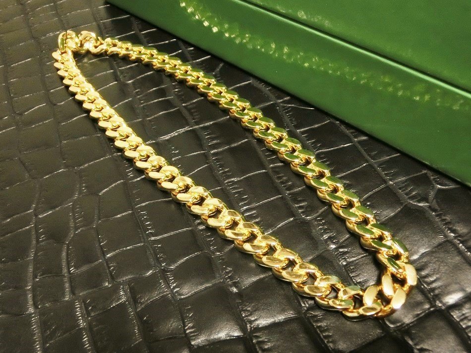 1円~【40万新品】【ボッテガヴェネタ】数百万円級のオーラ！18金  