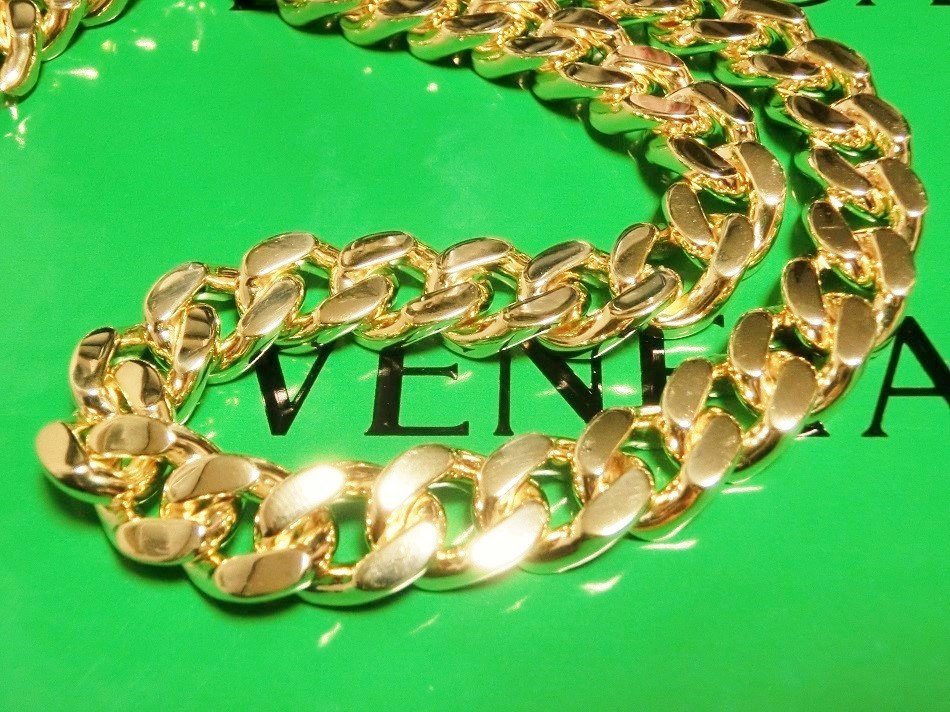 1円~【40万新品】【ボッテガヴェネタ】数百万円級のオーラ！18金  