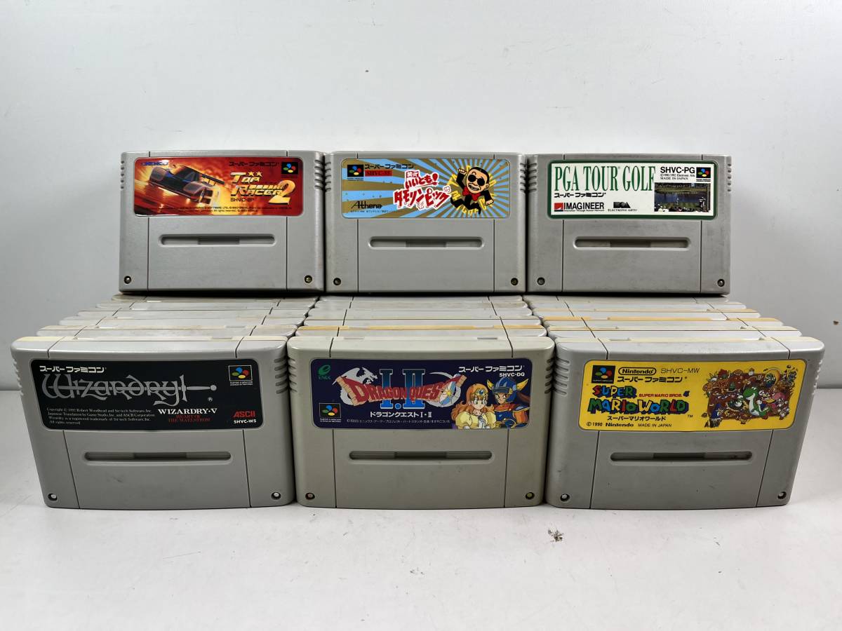 Nintendo スーパーファミコン ソフト カセット まとめ 7点 動作未確認