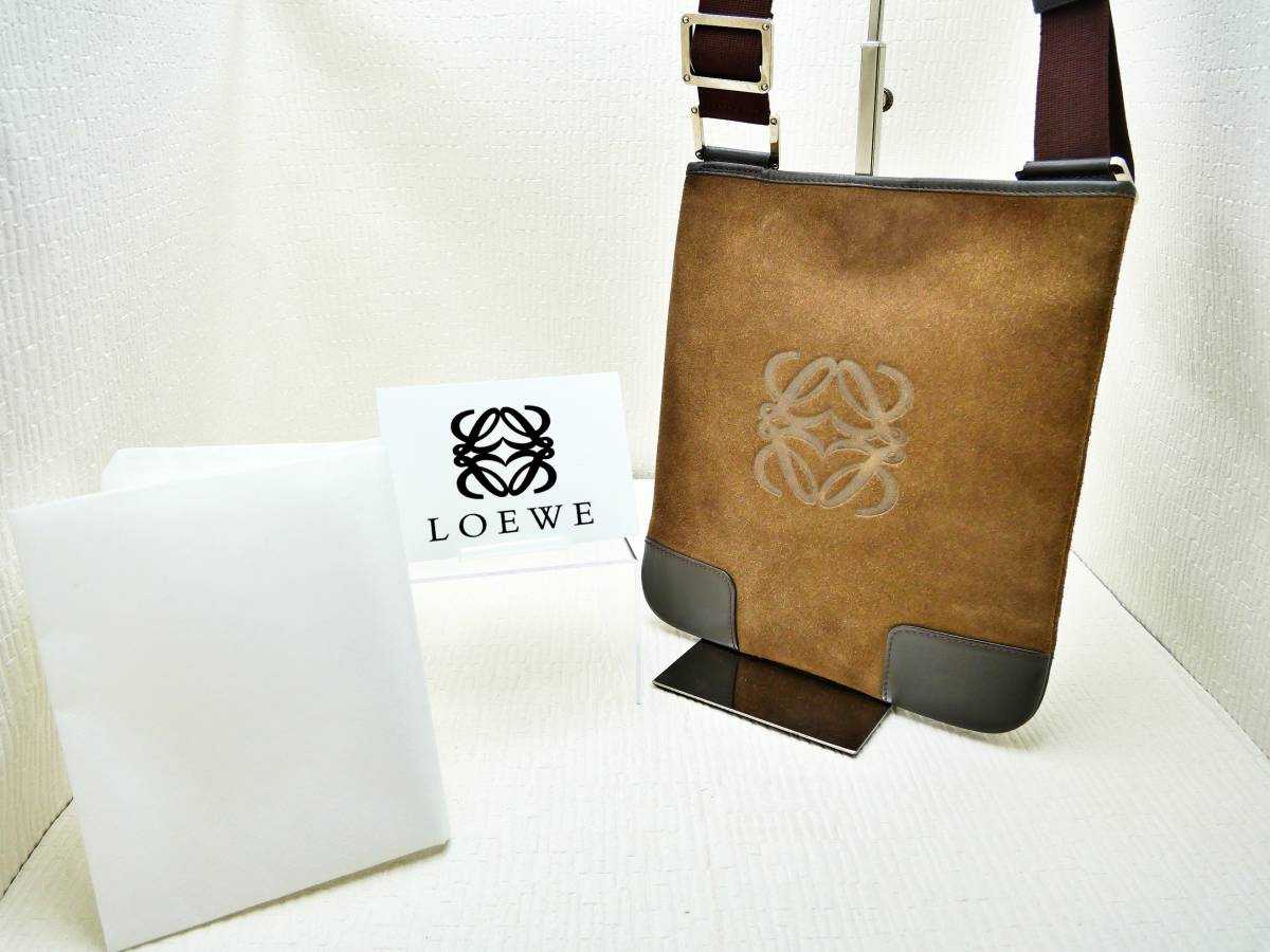 ☆1円スタート 美品 LOEWE ロエベ ショルダーバッグ アナグラム 