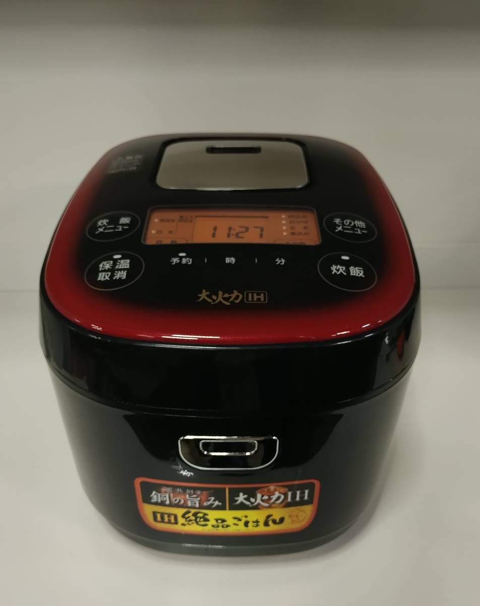 IHジャー炊飯器 5.5合炊き JRC-IE50-B 2020年製 アイリスオーヤマ IHジャー炊飯器 銘柄炊き 5.5合炊き ブラック JRC