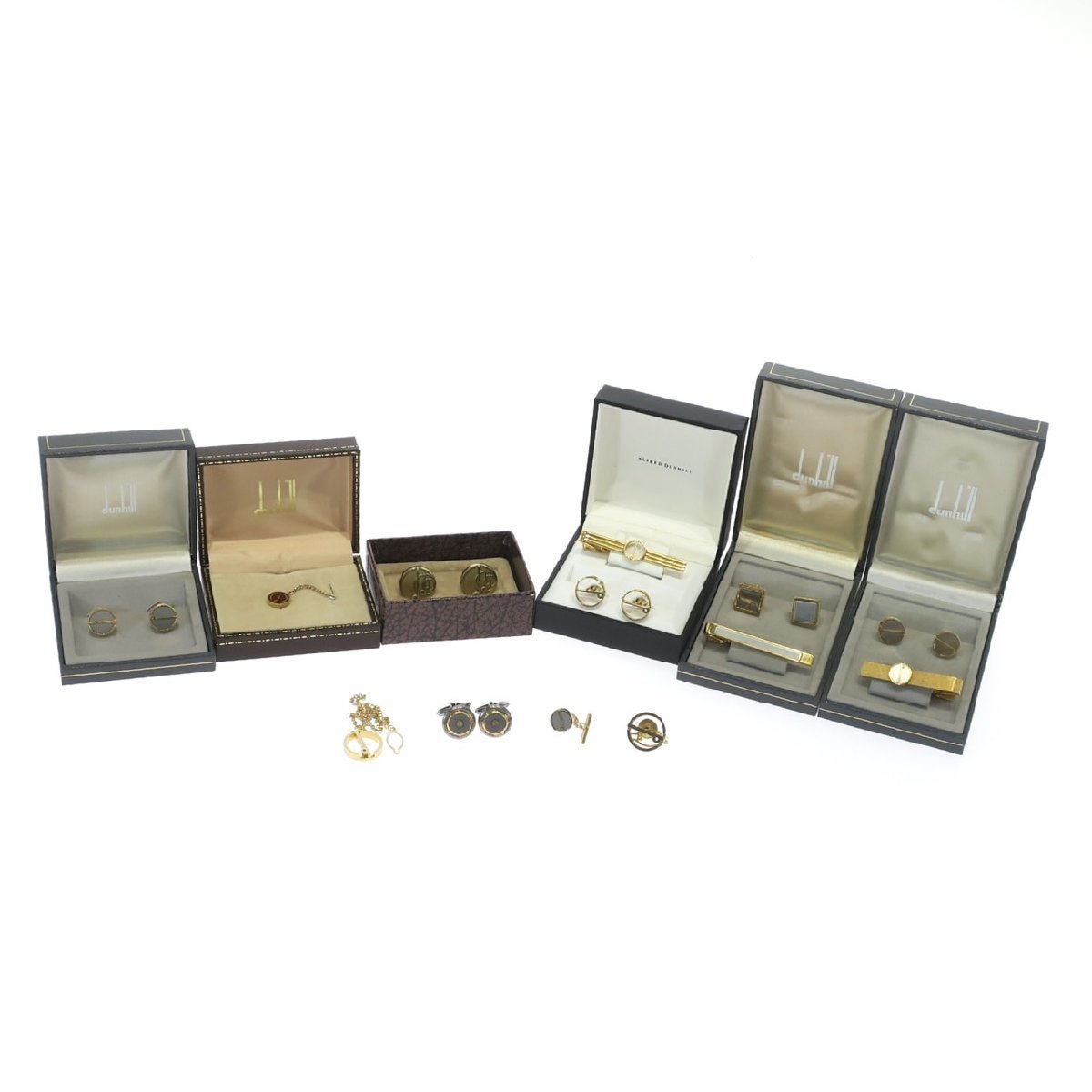 1円スタート ブランドアクセサリー まとめ13点セット Dunhill ダンヒル 