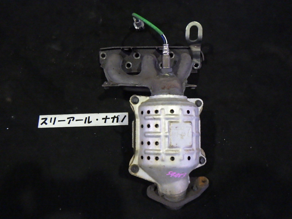 スズキ HA24S アルト K6A 85G-C07 エキマニ 触媒 キャタライザー
