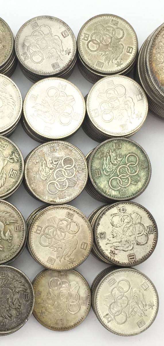 銀貨【 旧100円硬貨 ／旧1，000円硬貨 4種 572枚 】まとめ 稲穂 鳳凰