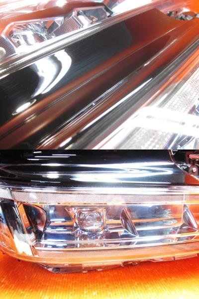 T】30系 ヴェルファイア 後期 純正 LED ヘッドライト 3眼
