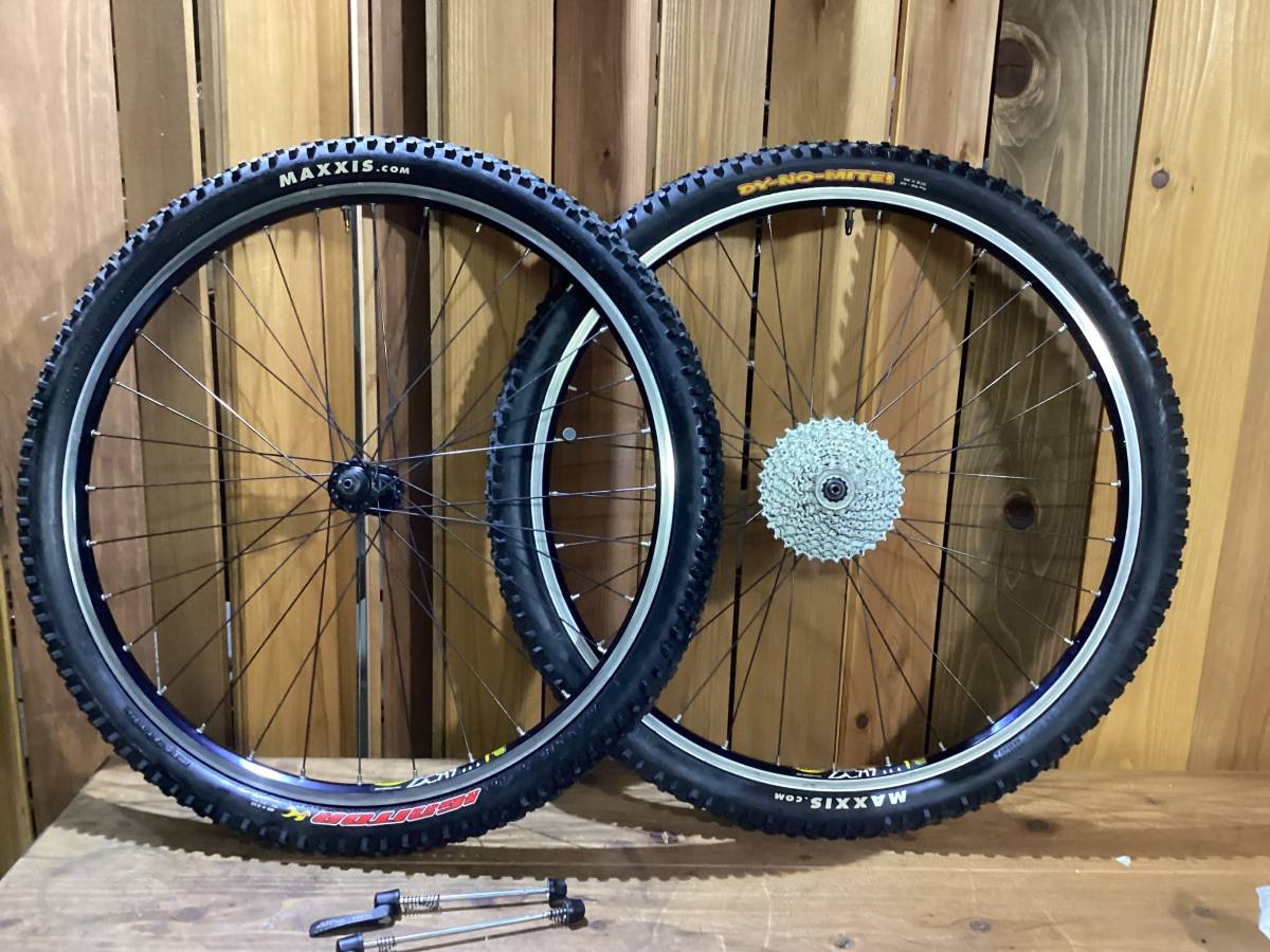 DEORE XT FH-M760 ハブ リム MAVIC XC717 リムブレーキ 26インチ
