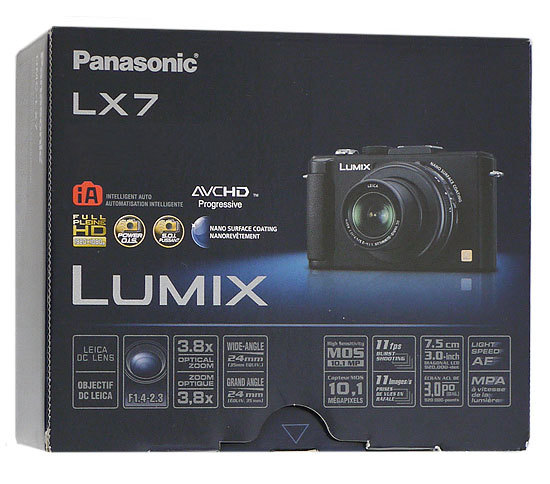 ▲▲Panasonic■LUMIX DMC-LX7-K■ブラック/1010万画素●訳あり