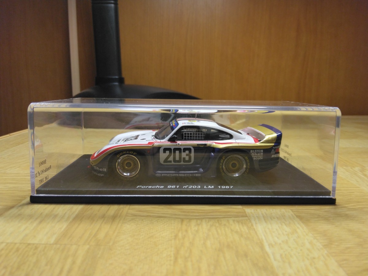 ミニカー1/43 Spark Porsche 961 n203 LM 1987 S0961 スパーク