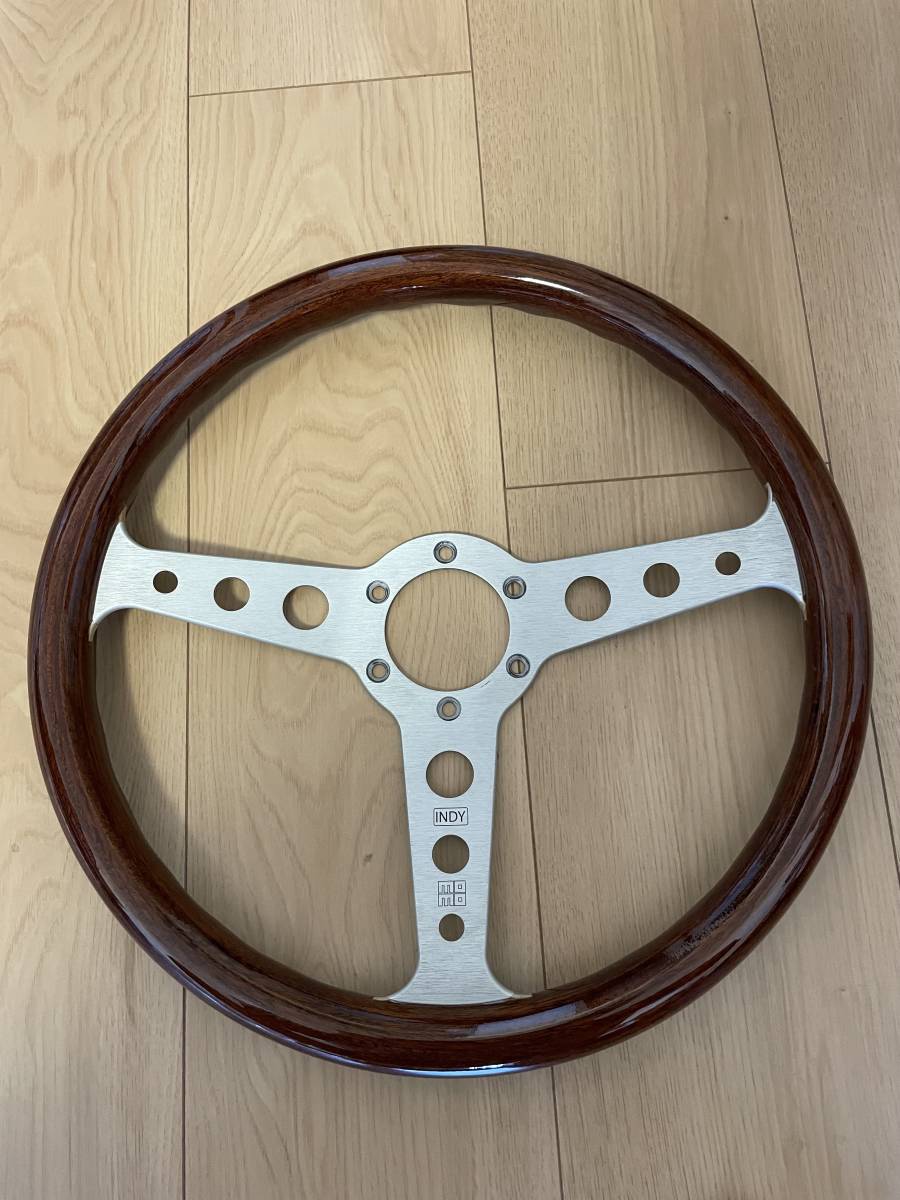 INDY HERITAGE WOOD 350 ステアリングホイール Indy Black - MOMO