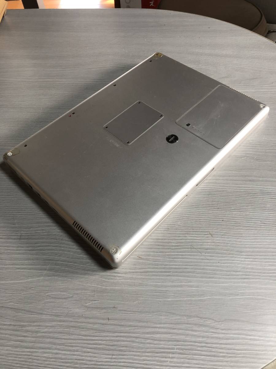 APPLE POWERBOOK G4 A1106 15インチ 稼働しますが一応ジャンク扱いで