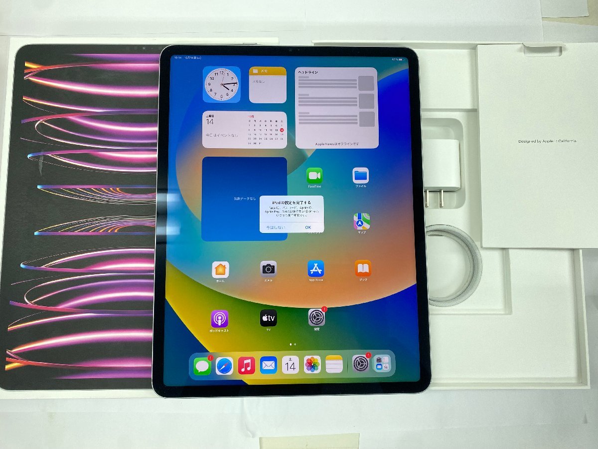 超美品 SIMフリー iPadPro 12.9インチ (第6世代） 1TB スペースグレイ