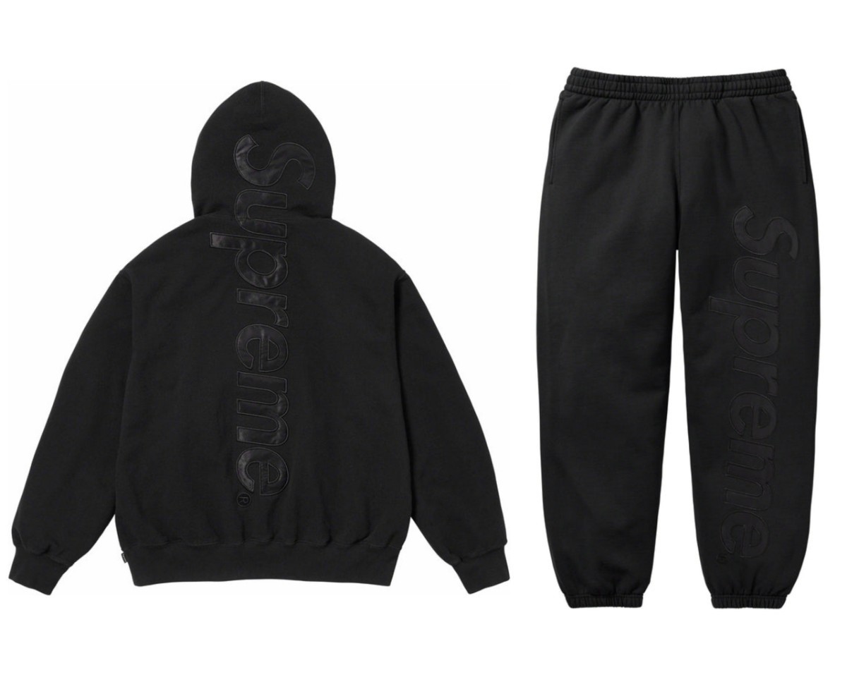 Supreme Satin Applique Hooded Sweatshirt | Appliqué 公式通販 