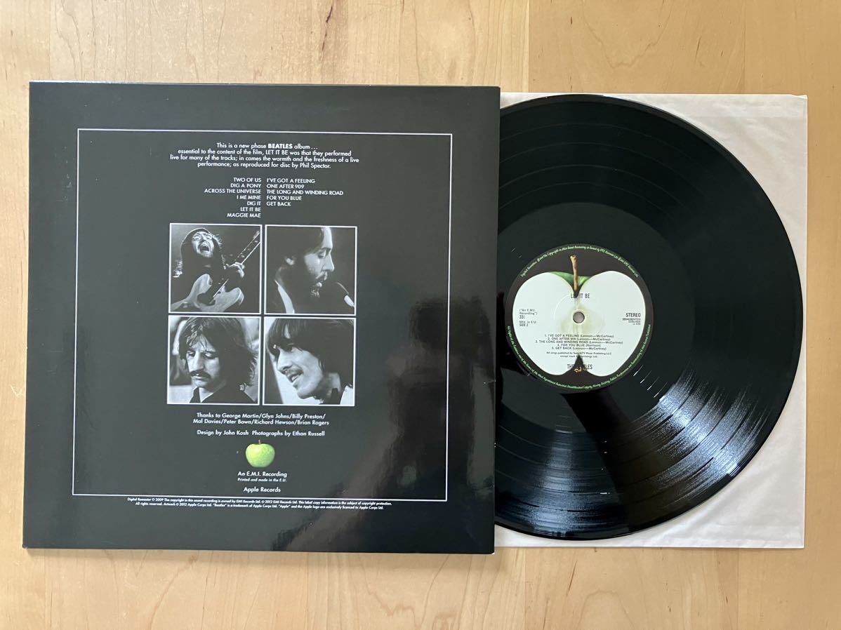 APPLE GREEN LABEL STEREO PCS7096 LET IT BE LP アナログレコード
