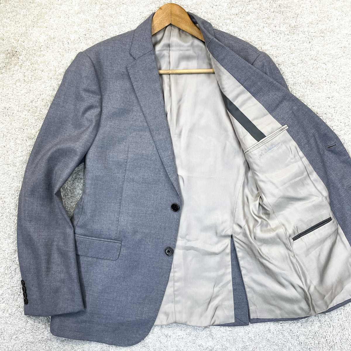 豊富な，大人気 美品【ARMANI COLLEZIONI】ウール100％ テーラード