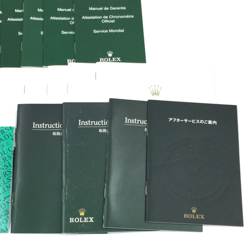 付属品のみ】 ロレックス ROLEX 時計用 純正品 保証書ケース 冊子 等