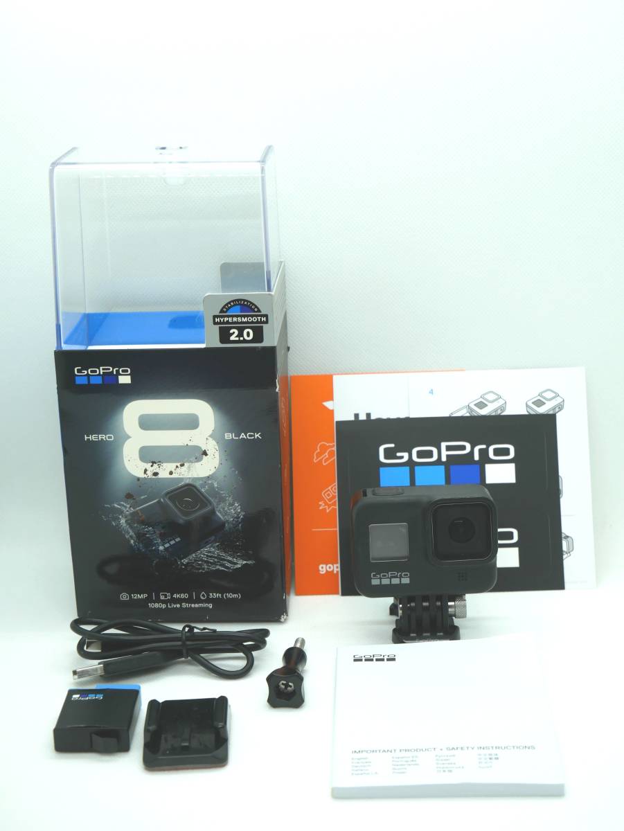 【数量限定，定番】 GoPro HERO8 BLACK ゴープロ アクション カメラ(デジタルビデオカメラ)｜売買されたオークション情報、yahooの商品情報をアーカイブ公開 - オークファン その他