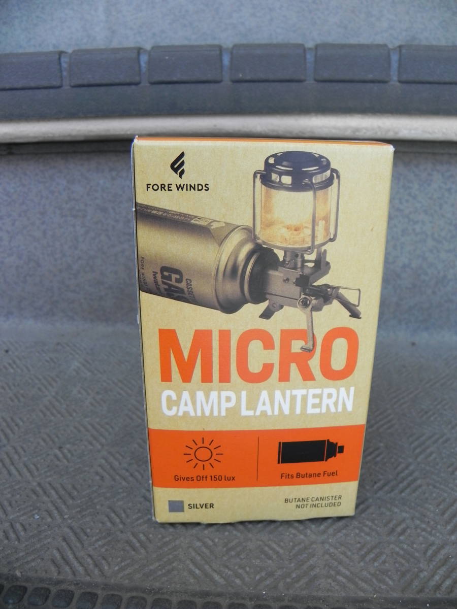 未使用　＊　IWATANI　　MICRO CAMP LANTERN　マイクロキャンプランタン　：　FW-ML01　　①