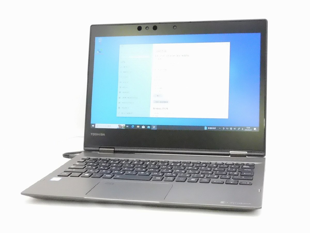 【1円スタート】東芝 dynabook VC72/BME PV72BME-QRP Core i5 7200U 2.5Ghz 8GB 256GB(SSD) 12.5インチ FHD タッチパネル Win10 Pro