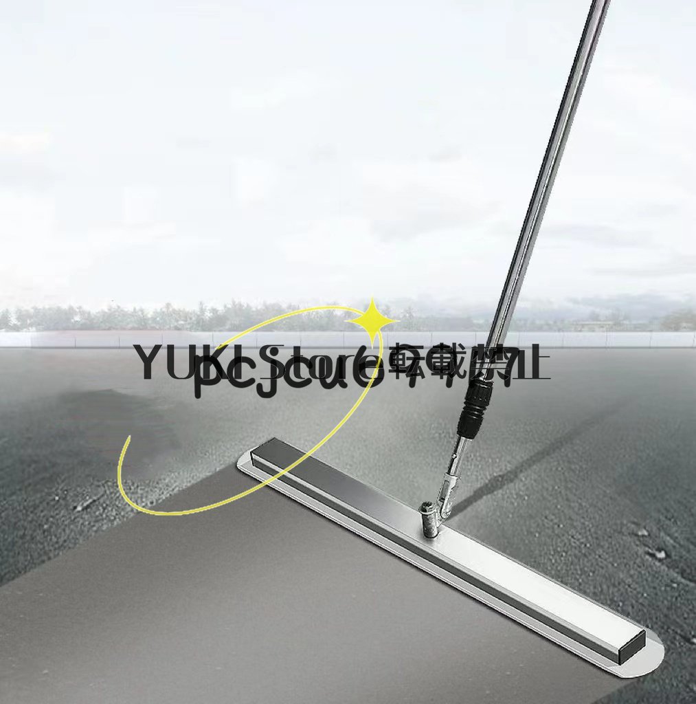 ★新作★左官作業工具 アルミスクリードポータブルハンドル(伸縮柄)付 |大工道具 左官 コンクリート仕上げ 80*10*200cm