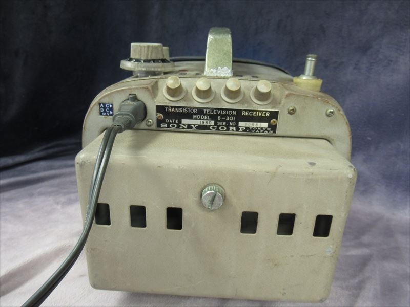 当時物 ソニー トランジスタ テレビ 1960年製 白黒テレビ 8-301 / SONY 