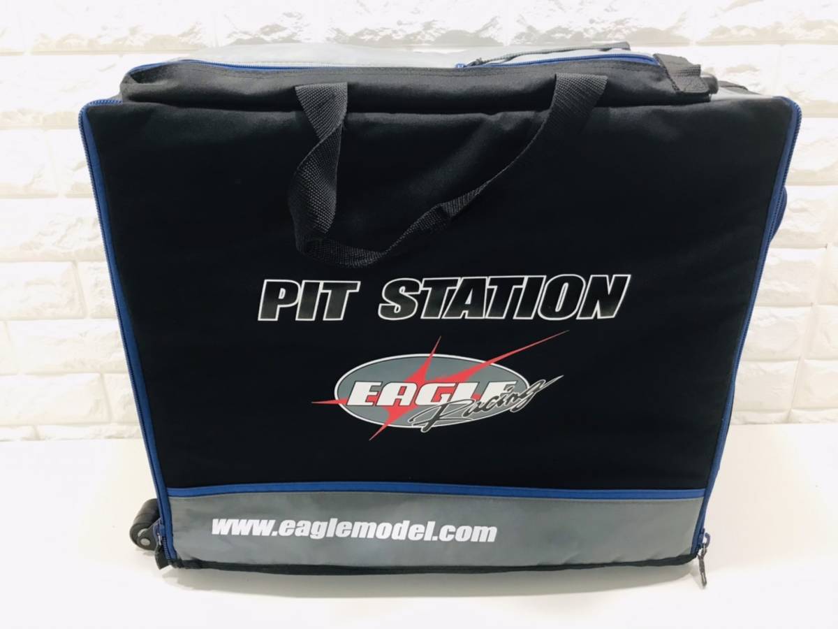 y8★1円～★ホビー ラジコン 収納 ピットバック キャリングバック ピットステーション イーグルレーシング 写真現状品