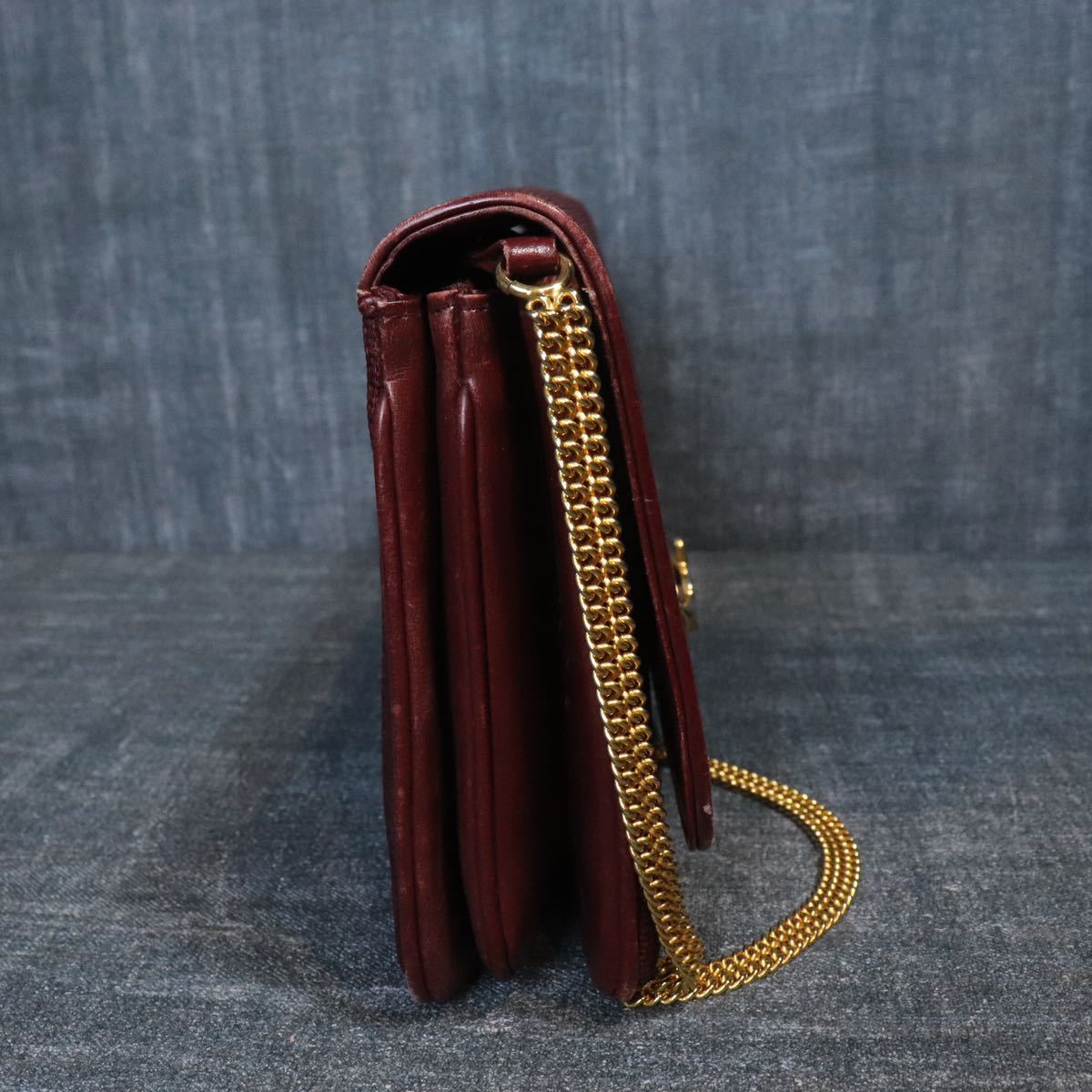 ☆1円スタート☆ コンテス COMTESSE ゴールド金具 チェーンショルダー 