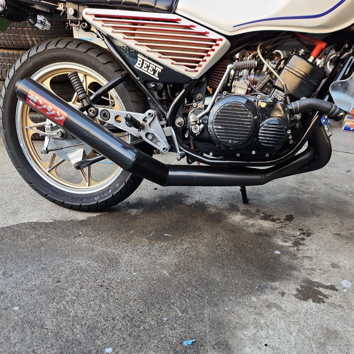 RZ250 ショート管 RZ250 4L3用 ゼンシン 集合チャンバー 当時物 城北