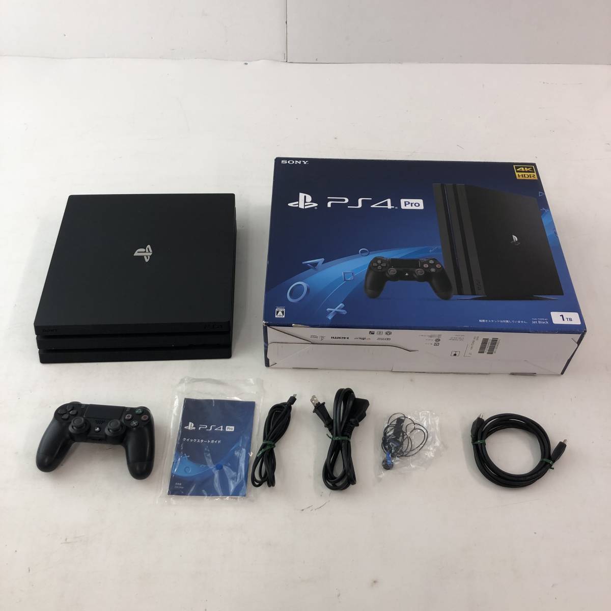 1円～】Sony PlayStation Pro(CUH-7100B) Jet Black 1TB【中古品