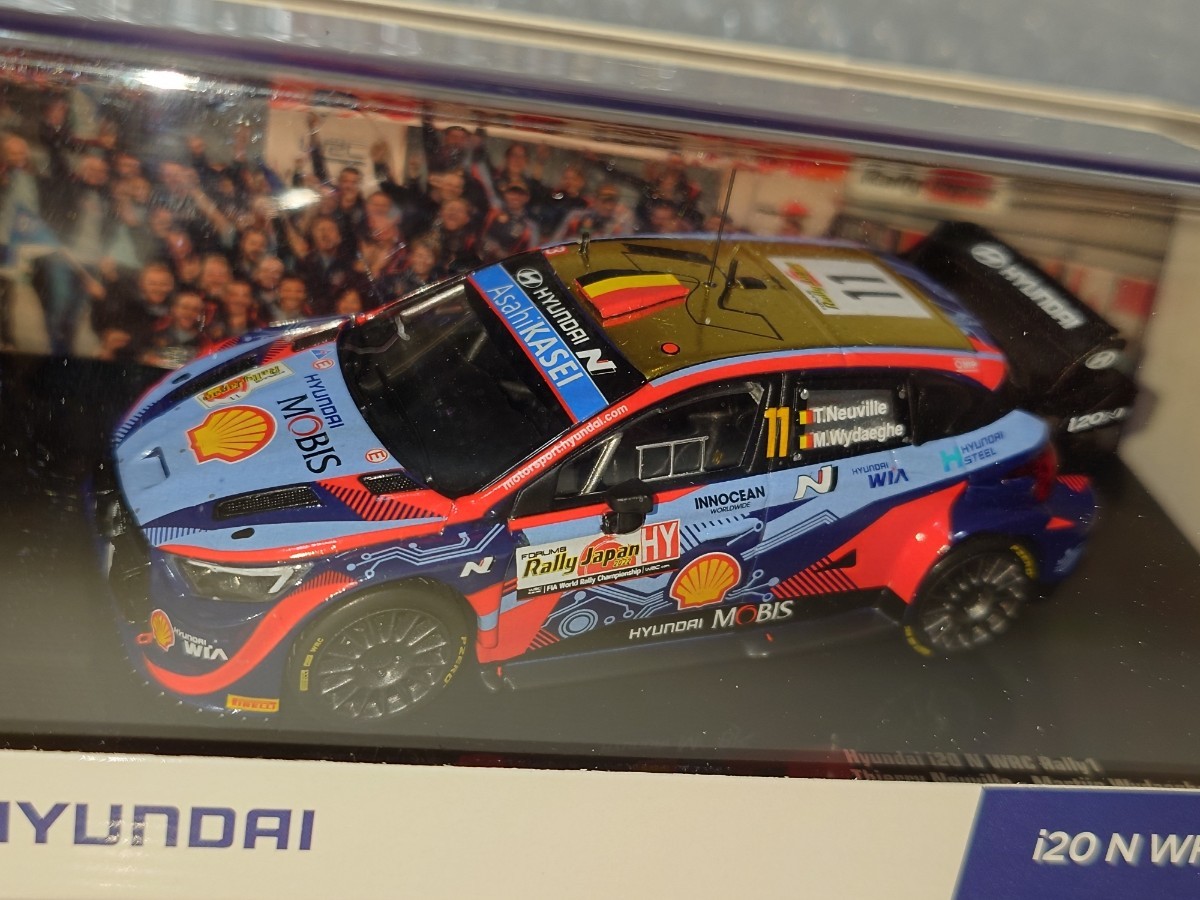 500台限定! 1/43 Hyndai i20 WRC Rally ラリージャパン優勝記念 