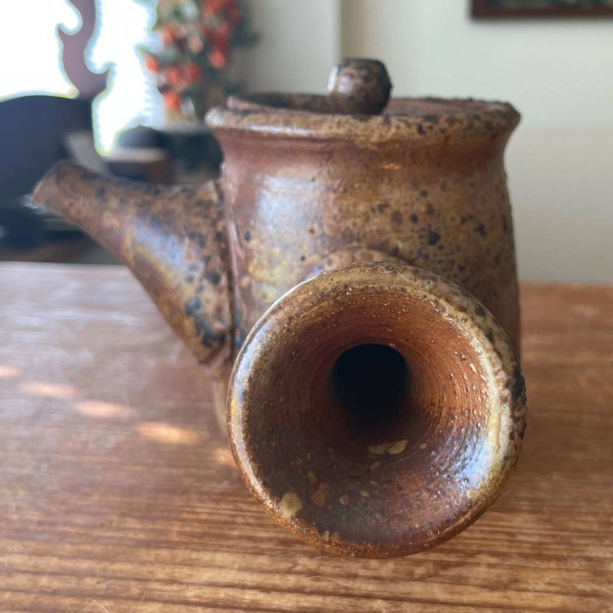 1st194 備前焼 急須 煎茶道具 在庫あり 古備前 茶室の整理品 初だし 備前焼