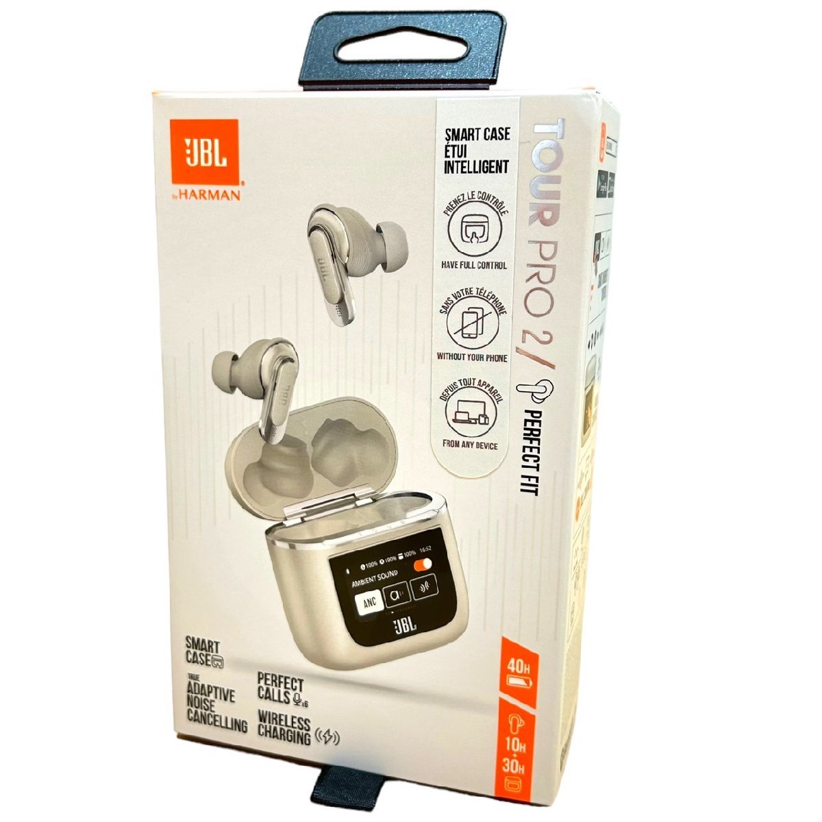 JBL TOUR PRO 2 シャンパンゴールド ワイヤレスイヤホン ハイブリッド