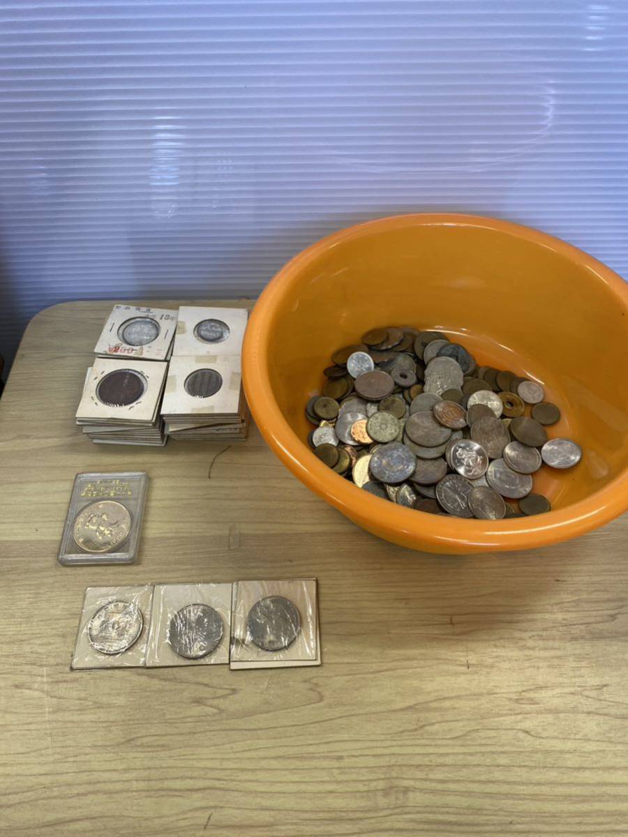 美術品・アンティーク・コレクション 古銭まとめ 1600g 銀貨 銅貨 大量