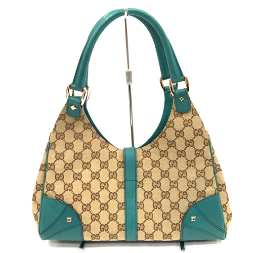 グッチ GUCCI GGキャンバス ハンドバッグ レザー トートバッグ