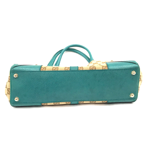 グッチ GUCCI GGキャンバス ハンドバッグ レザー トートバッグ