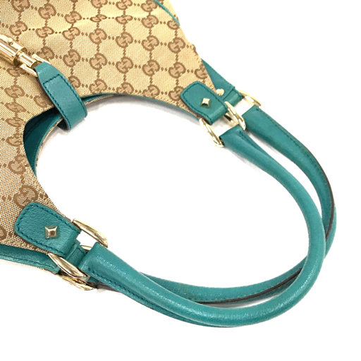 グッチ GUCCI GGキャンバス ハンドバッグ レザー トートバッグ