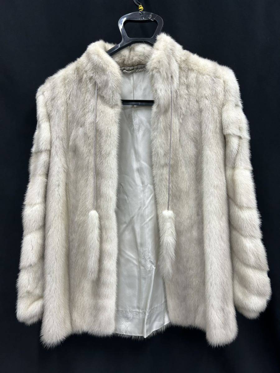 【864】毛皮コート ハーフコート アウター ファーコート サイズ表記11
