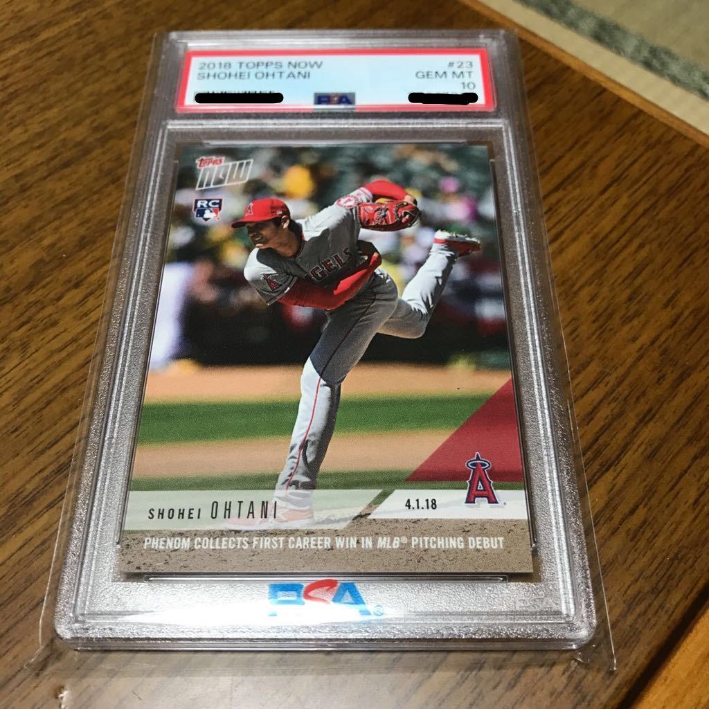 PSA 10 GEM MT 鑑定済] 大谷翔平 MLB ルーキーカード RC 2018 topps