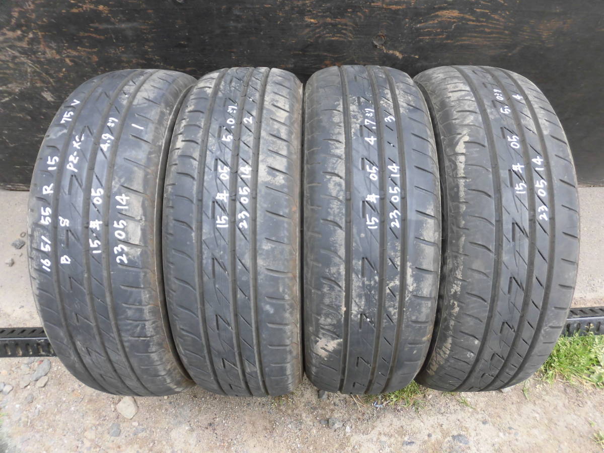 【激安大特価，セール】 165/55R15 75V ブリヂストン 夏タイヤ４本 230514(中古品)｜売買されたオークション情報、yahooの商品情報をアーカイブ公開 - オークファン 15インチ