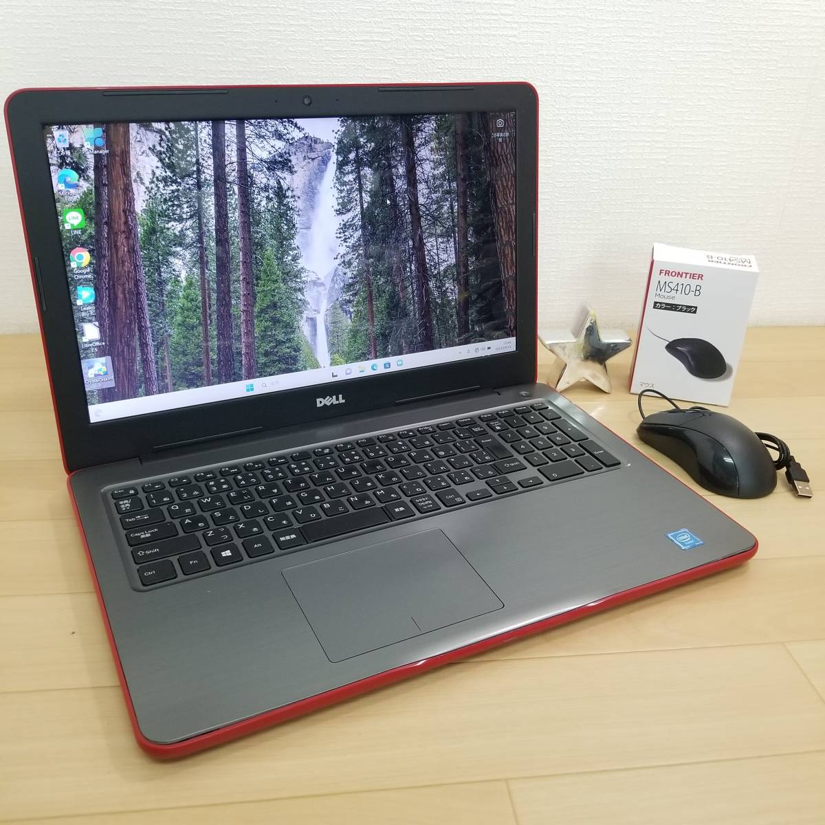 新品SSD512GB搭載&frasl;新品マウス付属&frasl;美品&frasl;即決特典付&frasl;Webカメラ&frasl;Office&frasl;スピード出荷&frasl;Win11&frasl;赤色・即使用可ノートPC・DELL(D3997)