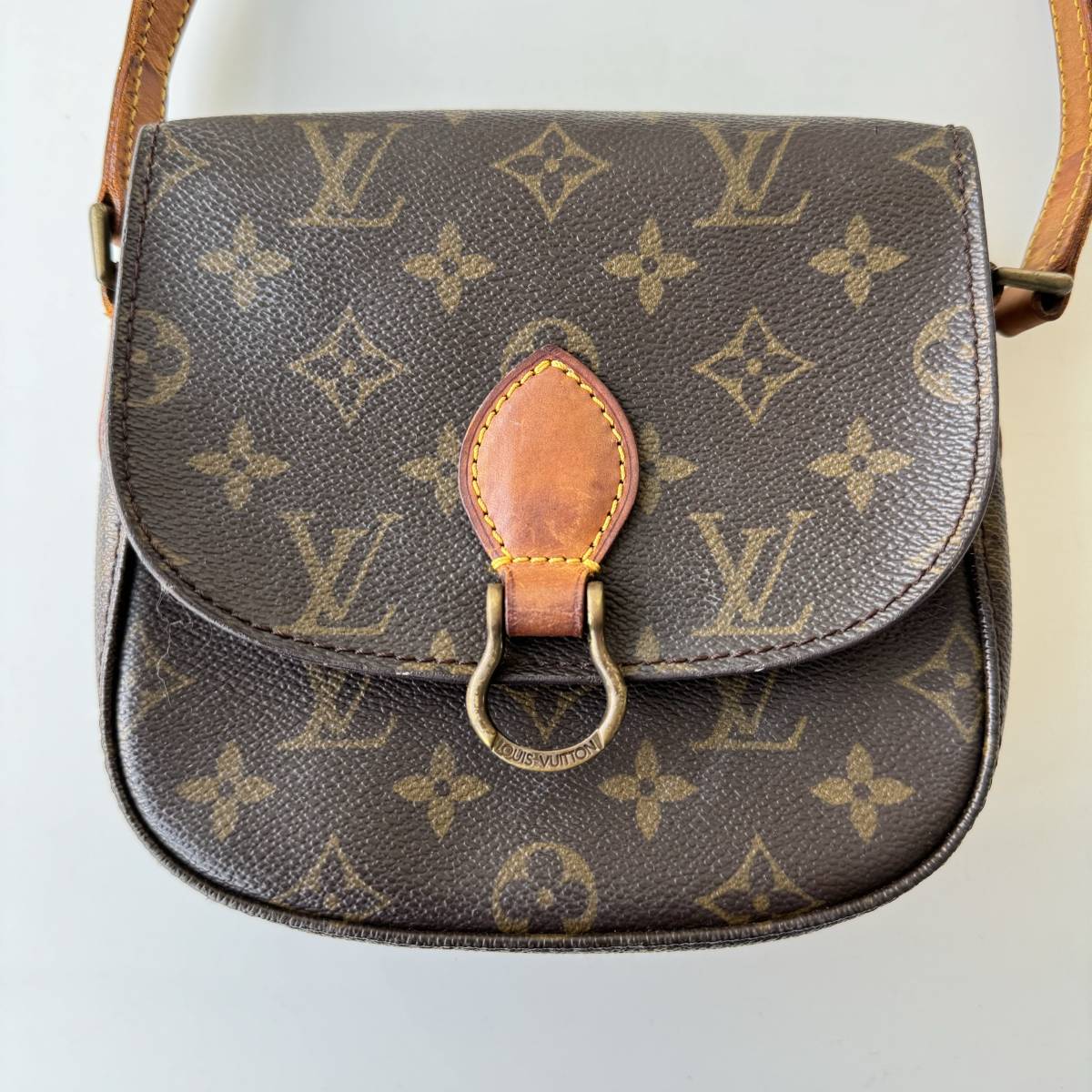 神100-438☆ ルイヴィトン LOUIS VUITTON モノグラム ミニ サンクルー 