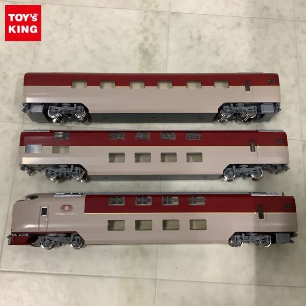 1円〜 ジャンク TOMIX HOゲージ サンライズエクスプレス 先頭車 中間車