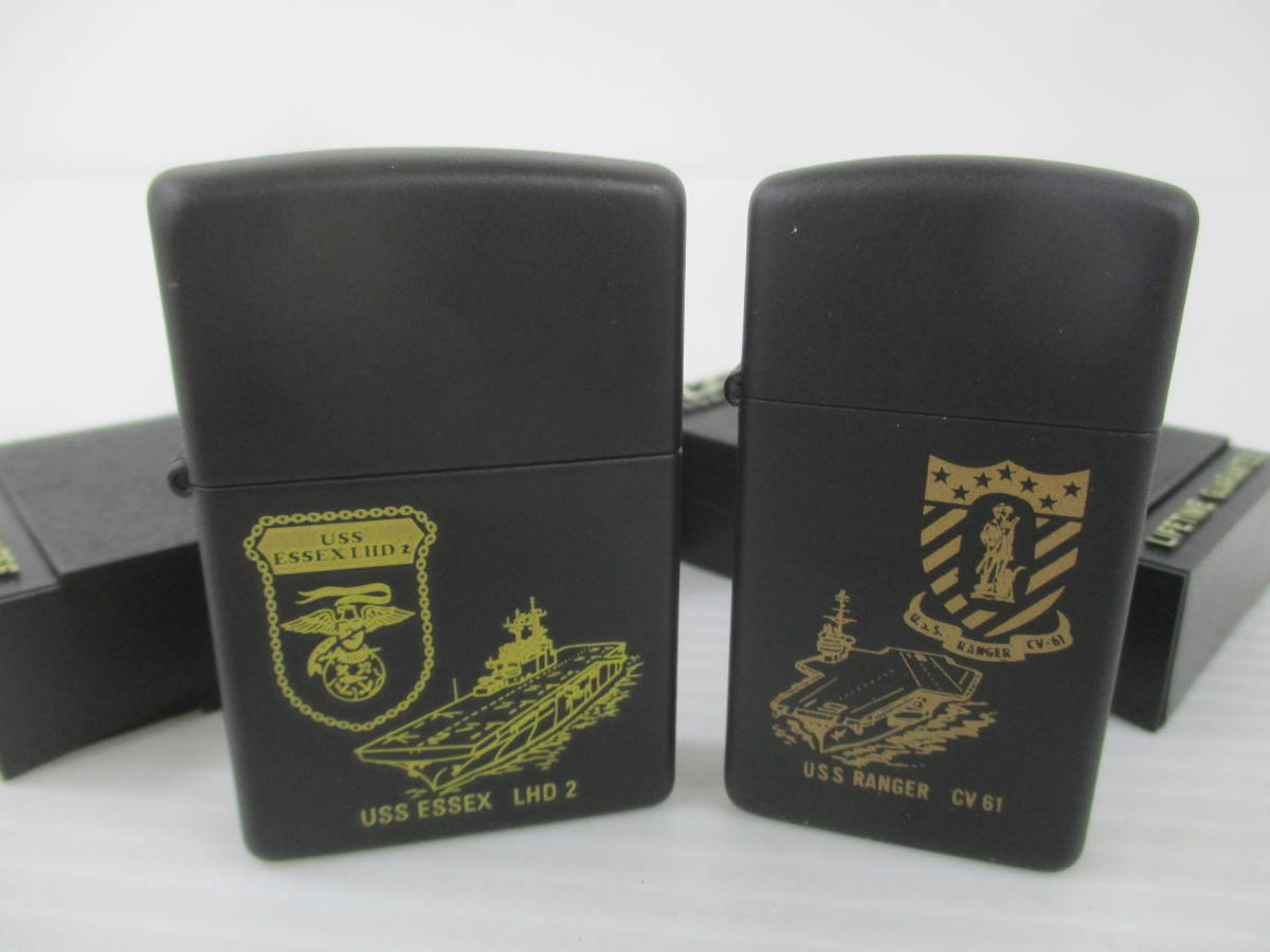 ジッポーUSS Essex(LHD-2) 230991-040 Zippo ジッポ アメリカ海軍 USS ESSEX LHD2/RANGER CV61