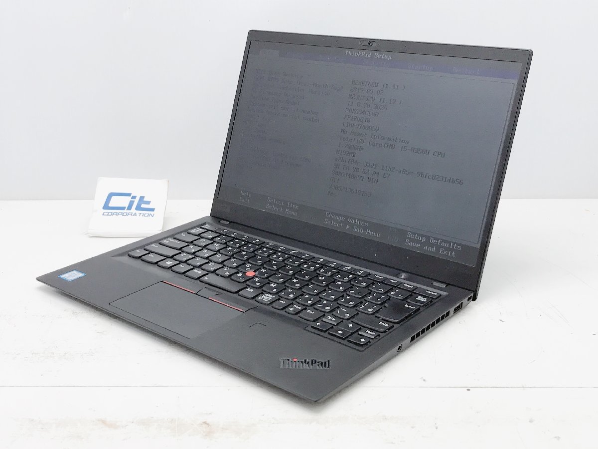 Lenovo ThinkPad X1 Carbon Core i5 8350U 1.7GHz 8GB SSD256GB 14.1